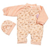 Baby Romper With Cap - Flowers