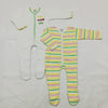 Junior's - Pack of 2 Sleep Suits - White & Stripes