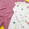 Junior's Pack of 2 Sleep Suits - Pink & White Hearts