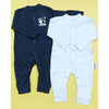 Junior's Pack of 2 Sleep Suits - Navy Blue & Blue