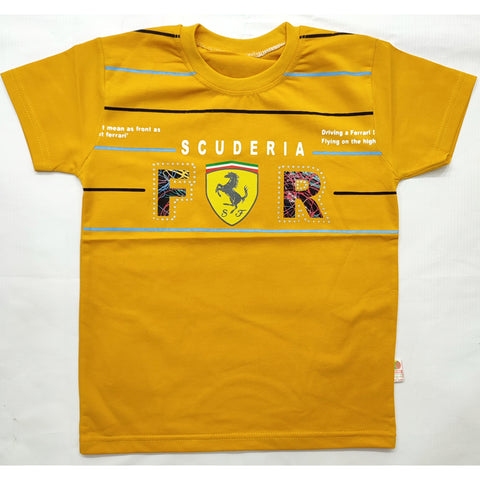 T-Shirt - Ferrari - Yellow