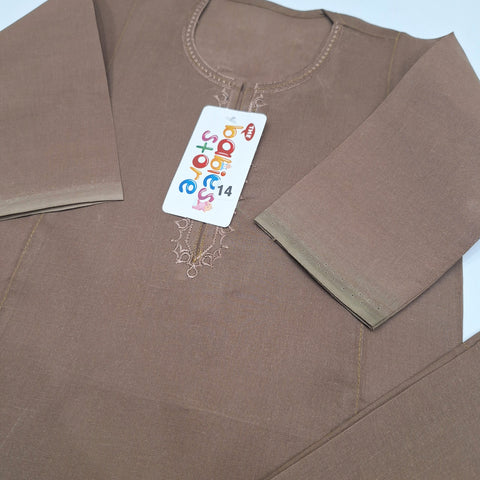 TBS - Kurta Shalwar - Vol 04-25 - Brown