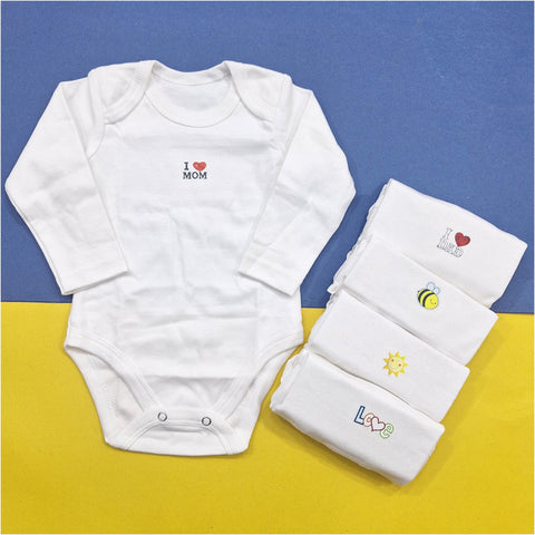 Super Kid Pack of 5 Body Suits