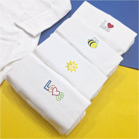 Super Kid Pack of 5 Body Suits