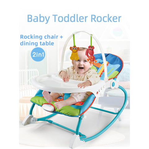 2 In 1 - Infant To Toddler - Rocker With Dining Chair