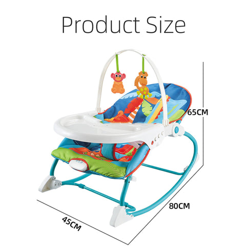 2 In 1 - Infant To Toddler - Rocker With Dining Chair