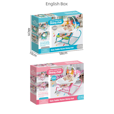 2 In 1 - Infant To Toddler - Rocker With Dining Chair