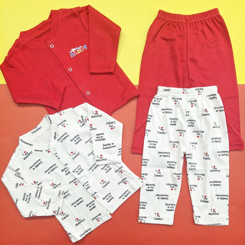 TBS - Pack of 2 - Night Suits - Red & Awesome