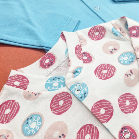 TBS - Pack of 2 - Night Suits - Blue & Donuts