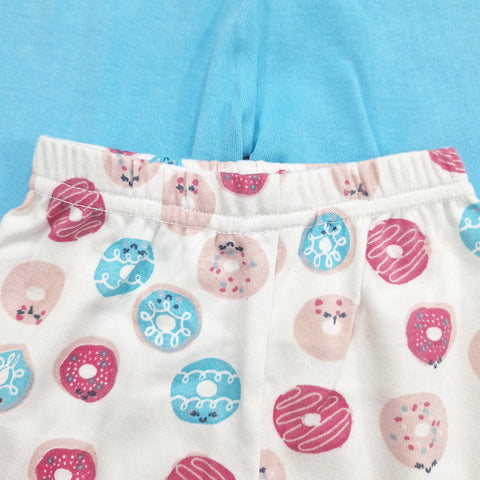 TBS - Pack of 2 - Night Suits - Blue & Donuts
