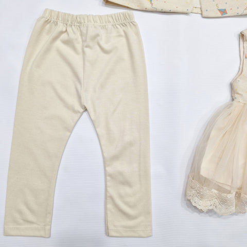 3 Pieces - Frock Set - Kites - Skin