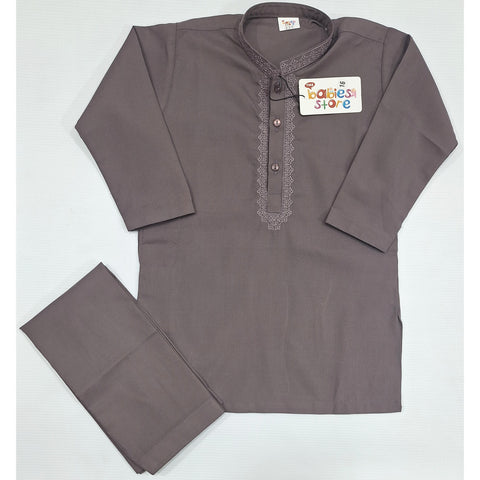 TBS - Kurta Shalwar - Wash N Wear - Lilac