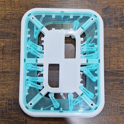 Clothes Laundry Hangers - Rectangle - 18 Clips