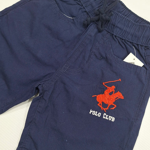 Basic Shorts - Polo Club - Navy Blue - Boy