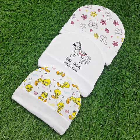 BRL - Pack of 3 Caps - White - Crawl