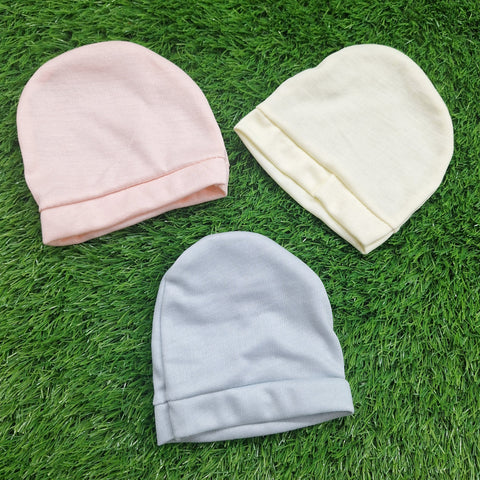 3 Pack - Newborn Night Suits - Yellow Pink Grey - Characters - 25