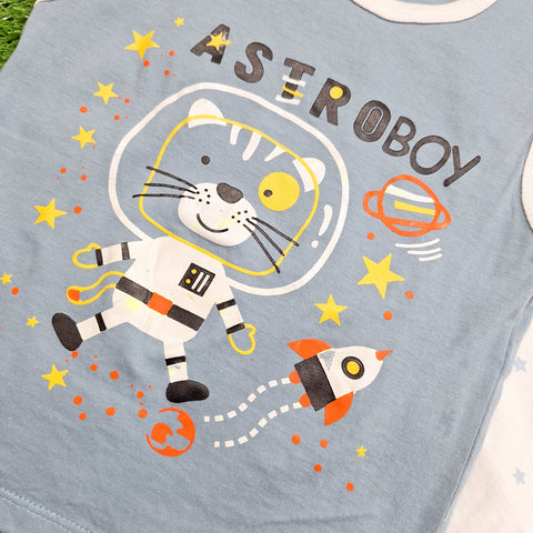 Sando & Shorts - Bluish Grey - Astro Boy
