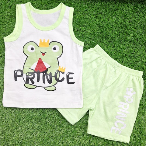 Sando & Shorts - Green - Frog