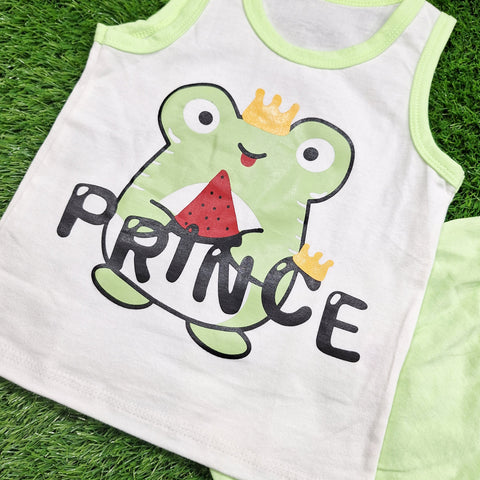 Sando & Shorts - Green - Frog