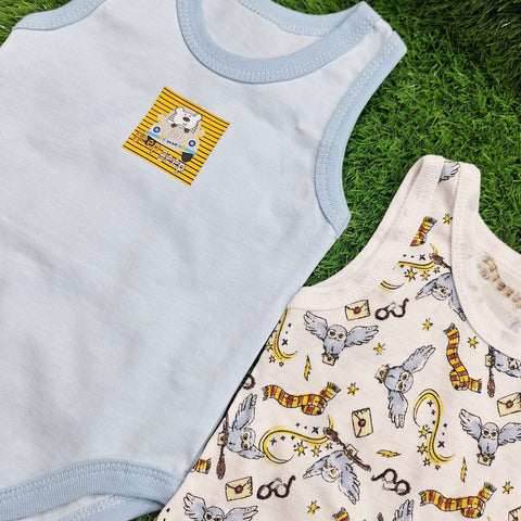 TBS - Pack of 3 Onesies - Boys - Blue & Owls