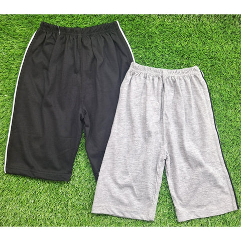 Casual Wear - Pack of 2 Shorts - Black & Grey