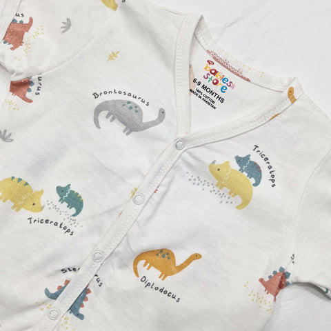 TBS_BRL - Pack of 3 - Short Leg Rompers - Jungle Fun