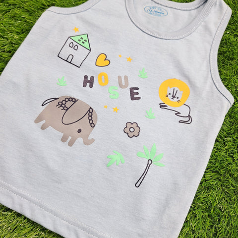 Sando & Shorts - Blue - House