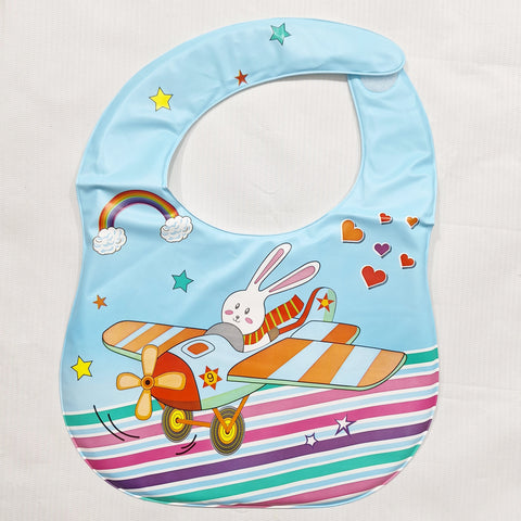 Baby Bib - Blue - Aeroplane