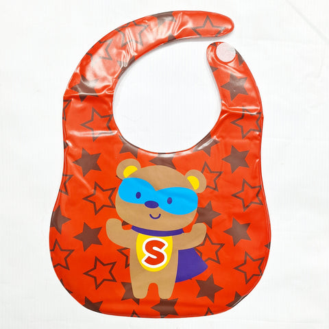 Baby Bib - Red - Stars