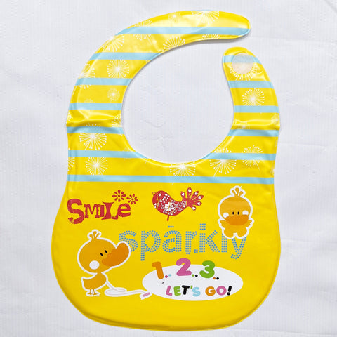 Baby Bib - Yellow - Smile