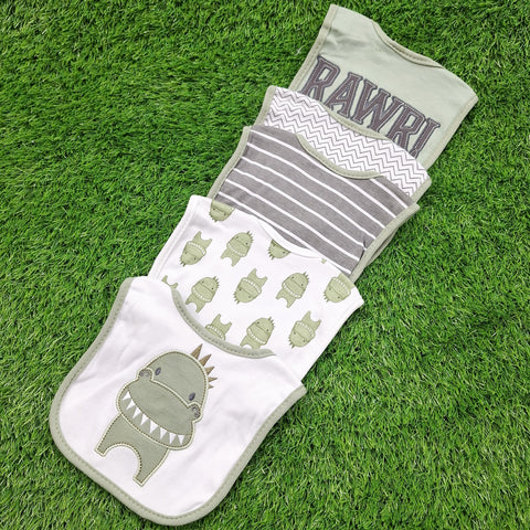 Aifeier - Pack of 5 Bibs - Boys - Theme 6