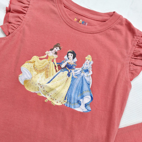 TBS_BRL - T-Shirt & Shorts - Pink - Disney Princess