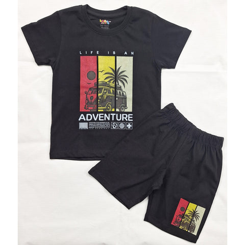 TBS_BRL - T-Shirt & Shorts - Black - Adventure