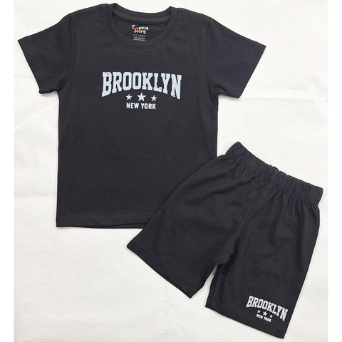 TBS_BRL - T-Shirt & Shorts - Black - Newyork