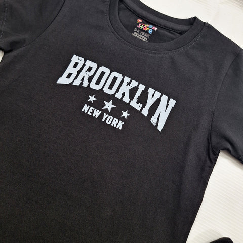 TBS_BRL - T-Shirt & Shorts - Black - Newyork