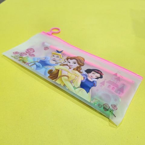 7 Pieces - Pouch Stationery Gift Set - Disney Princess - 0002