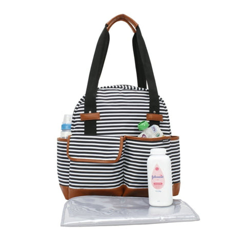 12 Pockets - iPack - Stripes - Diaper Backpack