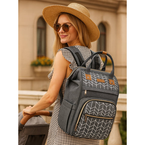 Babeyer - Waterproof Diaper Backpack - Pattern