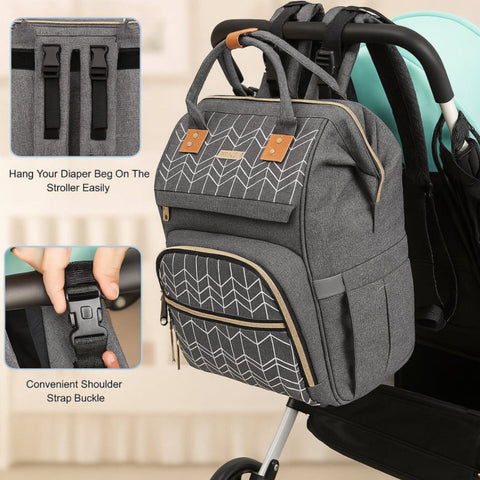 Babeyer - Waterproof Diaper Backpack - Pattern