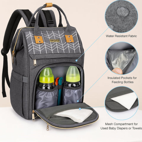 Babeyer - Waterproof Diaper Backpack - Pattern