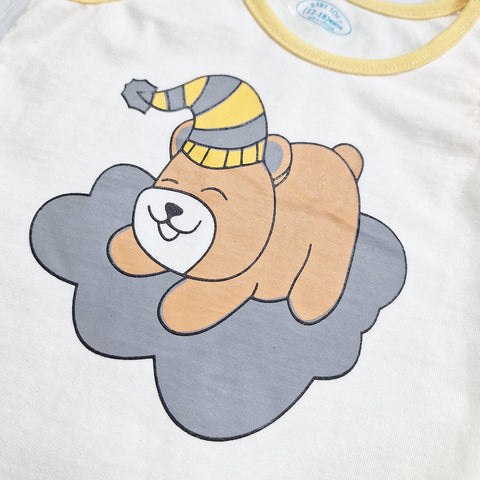 Sando & Shorts - White - Cartoon