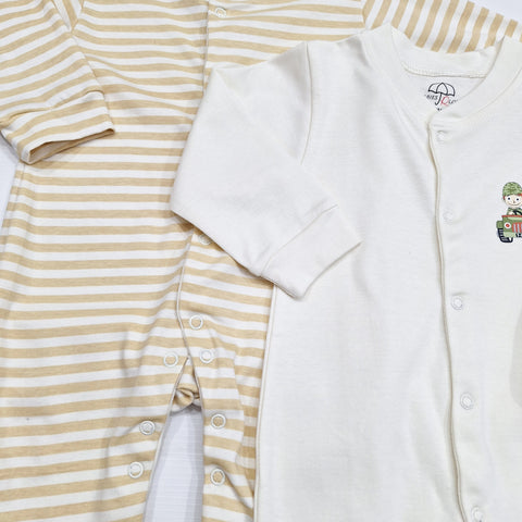 BRL - Pack of 3 - Sleep Suits - Streak