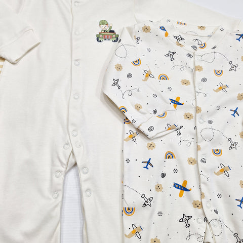 BRL - Pack of 3 - Sleep Suits - Streak