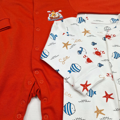 BRL - Pack of 3 - Sleep Suits - Party