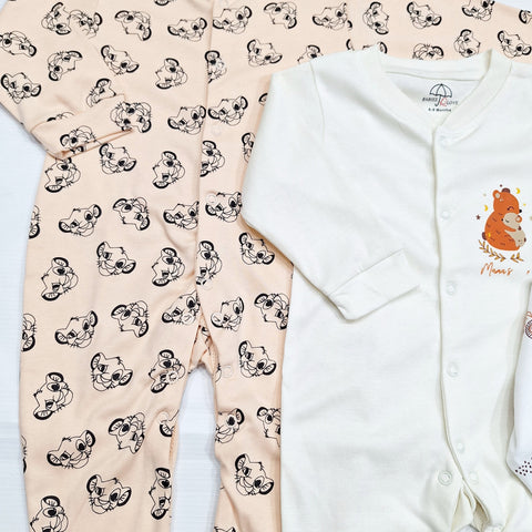BRL - Pack of 3 - Sleep Suits - Cuddle
