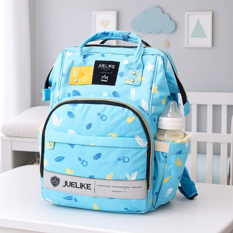 Juelike - Waterproof Diaper Backpack - Blue