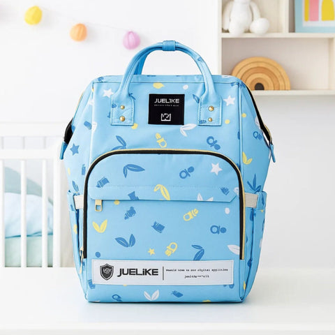 Juelike - Waterproof Diaper Backpack - Blue
