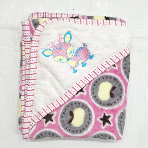 Fleece - Wrapping Sheet - Star & Fruit - Purple - 25