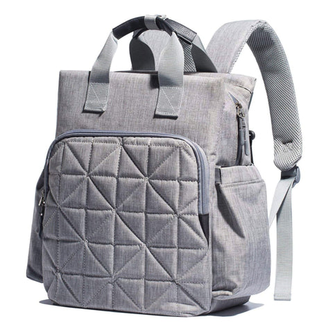 Fashion Way - Waterproof Diaper Backpack - Grey