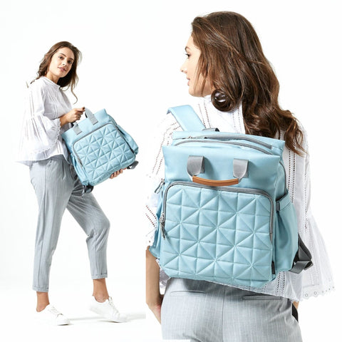 Fashion Way - Waterproof Diaper Backpack - Sea Green